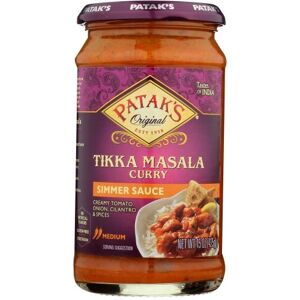 Patak's Tikka Masala Curry Sauce - Curry Sauce, 15 Oz, 6 Count Patak's Tikka Masala Curry Sauce - Curry Sauce, 15 Oz, 6 Count