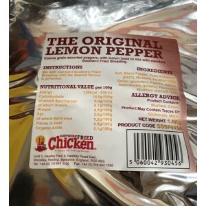 1.6kg Original Lemon Pepper Seasoning Blend Southern Fried - Chicken Train 1.6 M 1.6kg Original Lemon Pepper Seasoning Blend Southern Fried - Chicken Train 1.6 M