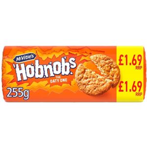 Nestlé Mcvitie'S Hobnobs Biscuits The Oaty One Pack Of 12 X 255g Nestlé Mcvitie'S Hobnobs Biscuits The Oaty One Pack Of 12 X 255g