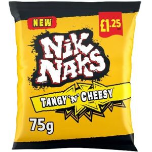 Nik Naks Tangy 'N' Cheesy Crisps 75g (Pack Of 20) Nik Naks Tangy 'N' Cheesy Crisps 75g (Pack Of 20)