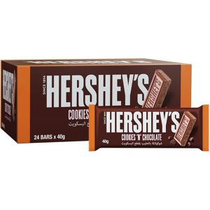 H&jodies Hershey'S Cookies N Chocolate Bar Pack Of 24x40g H&jodies Hershey'S Cookies N Chocolate Bar Pack Of 24x40g