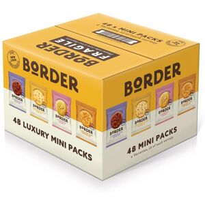 Border Luxury Mini Biscuit Assortment, Pack Of 48 Border Luxury Mini Biscuit Assortment, Pack Of 48