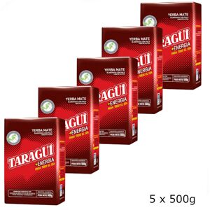 Yerba Mate Taragui Energia Taragui Energy Tea High Caffeine Content 5 X 500g Yerba Mate Taragui Energia Taragui Energy Tea High Caffeine Content 5 X 500g