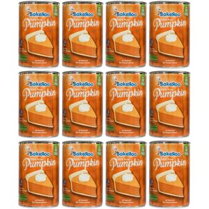 U200ebakeroo (Case Of 12) Bakeroo Tinned Pumpkin Puree (Pumpkin Pie Filling) - 425g, 100% Na U200ebakeroo (Case Of 12) Bakeroo Tinned Pumpkin Puree (Pumpkin Pie Filling) - 425g, 100% Na