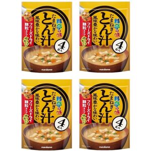 Japanese Freeze Dried Pork Miso Soup Onion Prepared Instant Food Marukome 40g Japanese Freeze Dried Pork Miso Soup Onion Prepared Instant Food Marukome 40g