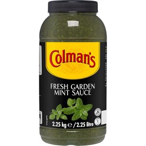 Unilever Food Solutions Colman'S Fresh Garden Mint Sauce, 2.25 Litre Unilever Food Solutions Colman'S Fresh Garden Mint Sauce, 2.25 Litre