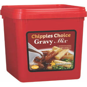 Chippies Choice Chip Shop Style Gravy Mix Big 10kg Red Tub Middleton Foods Chippies Choice Chip Shop Style Gravy Mix Big 10kg Red Tub Middleton Foods