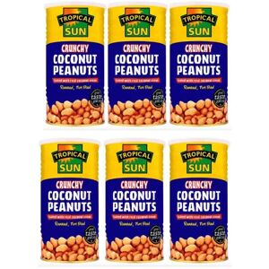 Tropical Sun Crunchy Coconut Peanuts 330 G (Pack Of 6) Tropical Sun Crunchy Coconut Peanuts 330 G (Pack Of 6)