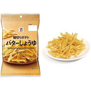 Japanese Potato Chips Snack Butter Soy Sauce Sticks Crispy Food Seven Eleven 50g Japanese Potato Chips Snack Butter Soy Sauce Sticks Crispy Food Seven Eleven 50g
