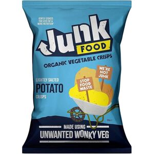 Junk Crisps Organic Potato Crisps 12x100g Gluten Free Vegan Junk Crisps Organic Potato Crisps 12x100g Gluten Free Vegan
