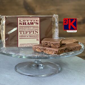 4 X Lottie Shaw'S Seriously Good Chocolate & Ginger Tiffin 220g Block T48post 4 X Lottie Shaw'S Seriously Good Chocolate & Ginger Tiffin 220g Block T48post