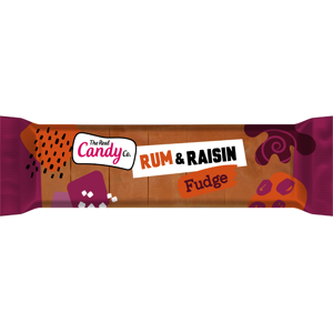 The Real Candy Co. Rum & Raisin Fudge Bar 130g - 16 X 130g Bars The Real Candy Co. Rum & Raisin Fudge Bar 130g - 16 X 130g Bars