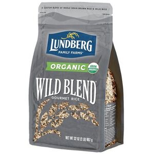 Lundberg Organic Wild Blend Gourmet Rice - 2 lbs Case of 6 Lundberg Organic Wild Blend Gourmet Rice - 2 lbs Case of 6