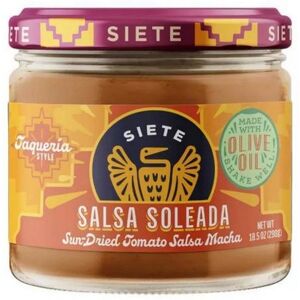 Siete Taqueria Style Salsa Soleada 10.5 Oz (Case Of 6) Siete Taqueria Style Salsa Soleada 10.5 Oz (Case Of 6)