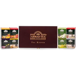 Ahmad Tea Tea Keeper Tea Selection 80 Teabag Box With 8 Black, Fruit-Flavoured Ahmad Tea Tea Keeper Tea Selection 80 Teabag Box With 8 Black, Fruit-Flavoured