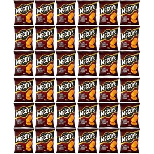 Mccoys 36 X Mccoy'S Flame Grilled Steak Flavour Potato Crisps 45g Mccoys 36 X Mccoy'S Flame Grilled Steak Flavour Potato Crisps 45g