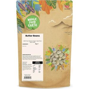 Wholefood Earth Butter Beans 2 Kg Gmo Free Natural High Fibre High Prot Wholefood Earth Butter Beans 2 Kg Gmo Free Natural High Fibre High Prot