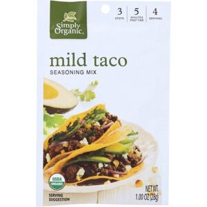 Undisclosed Mix Taco Ssnng Mild 1 Oz(Case Of 12) By Simply Organic Undisclosed Mix Taco Ssnng Mild 1 Oz(Case Of 12) By Simply Organic