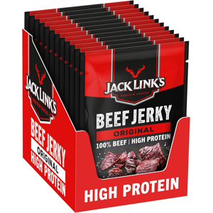 Link Snacks Inc Jack Links - Beef Jerky - Original Flavour Dried Meat Snack - Box Of 12 X 100g - Link Snacks Inc Jack Links - Beef Jerky - Original Flavour Dried Meat Snack - Box Of 12 X 100g -
