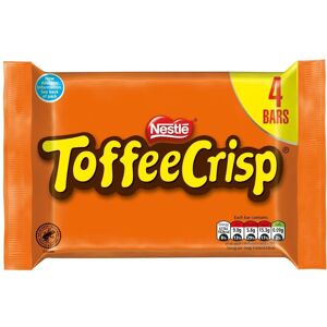Nestle Toffee Crisp Milk Chocolate Bar 4 Pack Multipack 124g - 14 X (4 X 31g) Nestle Toffee Crisp Milk Chocolate Bar 4 Pack Multipack 124g - 14 X (4 X 31g)
