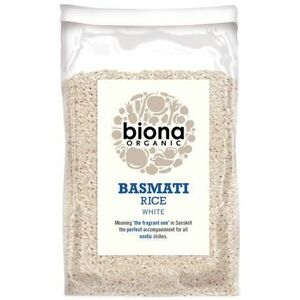 Biona Organic White Basmati Rice - Organic, Aromatic, 500g Biona Organic White Basmati Rice - Organic, Aromatic, 500g
