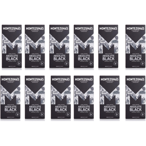 Montezuma'S Absolute Black 100% Cocoa Chocolate 90g - 12 Pack Montezuma'S Absolute Black 100% Cocoa Chocolate 90g - 12 Pack