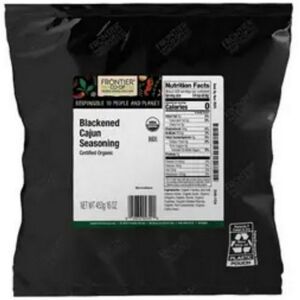 Organic Blackened Cajun Seasoning 1 Lb By Frontier Coop Organic Blackened Cajun Seasoning 1 Lb By Frontier Coop