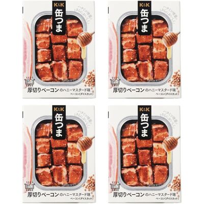 Japanese Canned Food Bacon Kantsuma Honey Mustard Meat Pork Preserved Snack 105g Japanese Canned Food Bacon Kantsuma Honey Mustard Meat Pork Preserved Snack 105g