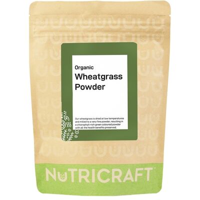 5 X 1kg Organic Wheatgrass Powder By Nutricraft™ - Eu Source - Wheat Grass 5 X 1kg Organic Wheatgrass Powder By Nutricraft™ - Eu Source - Wheat Grass