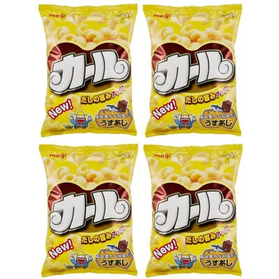 Japanese Snack Karl Lightly Salted Puffed Corn Food Chips Non Fried Meiji 68g Japanese Snack Karl Lightly Salted Puffed Corn Food Chips Non Fried Meiji 68g