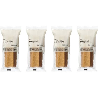 Muji Baumkuchen Chestnut Baum Cake Donuts Sugar Sweets Snack Food Japanese 86g Muji Baumkuchen Chestnut Baum Cake Donuts Sugar Sweets Snack Food Japanese 86g