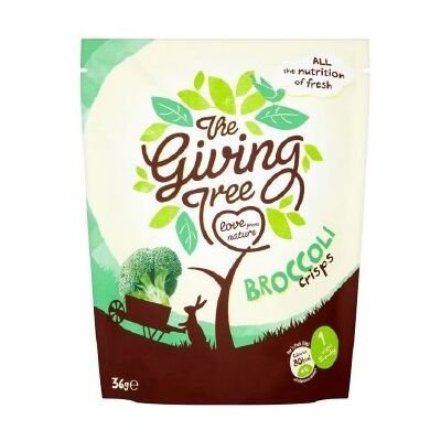 Giving Tree Ventures Giving Tree Snacks Vacuum Fried Broccoli Crisps 36g-12 Pack Giving Tree Ventures Giving Tree Snacks Vacuum Fried Broccoli Crisps 36g-12 Pack