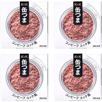 Canned Food Corned Beef Kantsuma Yukhoe Spicy Sauce Preserved Snack Japanese 80g Canned Food Corned Beef Kantsuma Yukhoe Spicy Sauce Preserved Snack Japanese 80g