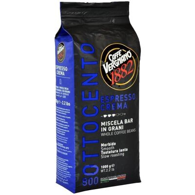 Vergnano 800 Arabica Robusta Coffee - Espresso Crema 1kg Vergnano 800 Arabica Robusta Coffee - Espresso Crema 1kg