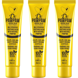 Does Not Apply Dr.Pawpaw Original Clear Lip Balm (25ml X 3), Natural Multipurpose Balm With Paw Does Not Apply Dr.Pawpaw Original Clear Lip Balm (25ml X 3), Natural Multipurpose Balm With Paw