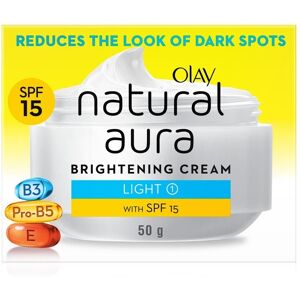 Olay Natural Aura Bright Cream Light Spf15 B3 Pro B5 E Face Moisturizer 50g Olay Natural Aura Bright Cream Light Spf15 B3 Pro B5 E Face Moisturizer 50g