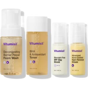 Dermz Acne Treatment - Acne Cream, Spf Face Protection, Face Wash & Toner - Set Dermz Acne Treatment - Acne Cream, Spf Face Protection, Face Wash & Toner - Set