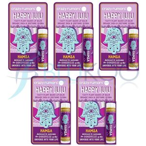 Crazy Rumors Hamsa Lip Balm - 4g (Pack Of 5) Crazy Rumors Hamsa Lip Balm - 4g (Pack Of 5)