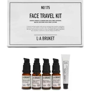 L:A Bruket No 175 Face Travel Kit-5-Step Natural Skincare Set For Sensitive Skin L:A Bruket No 175 Face Travel Kit-5-Step Natural Skincare Set For Sensitive Skin