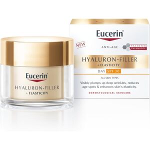 Eucerin Hyaluron-Filler + Elasticity Day Care Spf 30 50ml, Anti-Wrinkle Day Cre Eucerin Hyaluron-Filler + Elasticity Day Care Spf 30 50ml, Anti-Wrinkle Day Cre