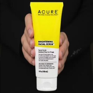 2 X Acure,Brightening Facial Scrub, 4 Fl Oz (118 Ml) 2 X Acure,Brightening Facial Scrub, 4 Fl Oz (118 Ml)