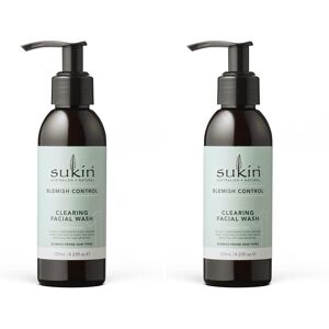 Sukin Clearing Facial Wash 125 Ml (Pack Of 2) Sukin Clearing Facial Wash 125 Ml (Pack Of 2)