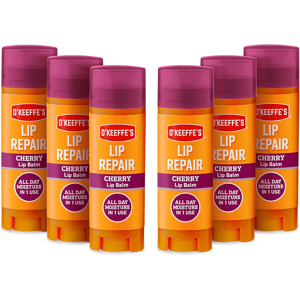 O'Keeffe'S Lip Repair Cherry Lip Balm 4.2g (6 Pack) O'Keeffe'S Lip Repair Cherry Lip Balm 4.2g (6 Pack)