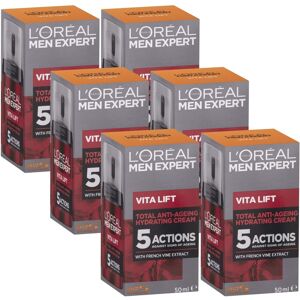 l'Oreal Paris L'Oréal Men Expert Vita Lift 5 Moisturiser 50ml – 6 Pack l'Oreal Paris L'Oréal Men Expert Vita Lift 5 Moisturiser 50ml – 6 Pack