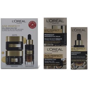 L'Oreal Age Perfect Cell Renew 50ml Day & Night Moisturiser Cream 30ml Serum Set L'Oreal Age Perfect Cell Renew 50ml Day & Night Moisturiser Cream 30ml Serum Set