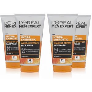 4 X L'Oreal Men Expert Hydra Energetic Wake-Up Effect Face Wash 150ml 4 X L'Oreal Men Expert Hydra Energetic Wake-Up Effect Face Wash 150ml