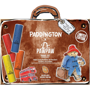 Does Not Apply Dr.Pawpaw X Paddington Travel Set (4 X 4g), Lip Balm Set With Original Balm Stic Does Not Apply Dr.Pawpaw X Paddington Travel Set (4 X 4g), Lip Balm Set With Original Balm Stic