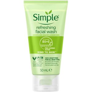 3x Simple Kind To Skin Refreshing Facial Wash 50ml 3x Simple Kind To Skin Refreshing Facial Wash 50ml