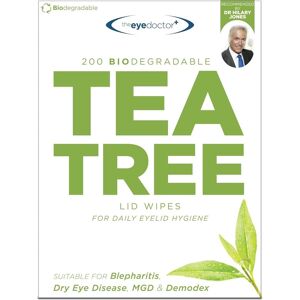 The Eye Doctor Tea Tree Oil Eyelid Wipes - 200 X Single Use Eye Cleaning Wipes The Eye Doctor Tea Tree Oil Eyelid Wipes - 200 X Single Use Eye Cleaning Wipes