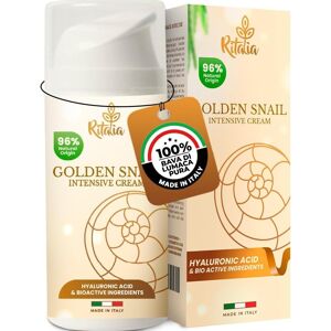 Ritalia Anti-Aging Face Cream With 75% Snail Mucin And Hyaluronic Acid, Organic Ritalia Anti-Aging Face Cream With 75% Snail Mucin And Hyaluronic Acid, Organic
